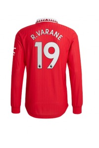 Fotbalové Dres Manchester United Raphael Varane #19 Domácí Oblečení 2022-23 Dlouhý Rukáv